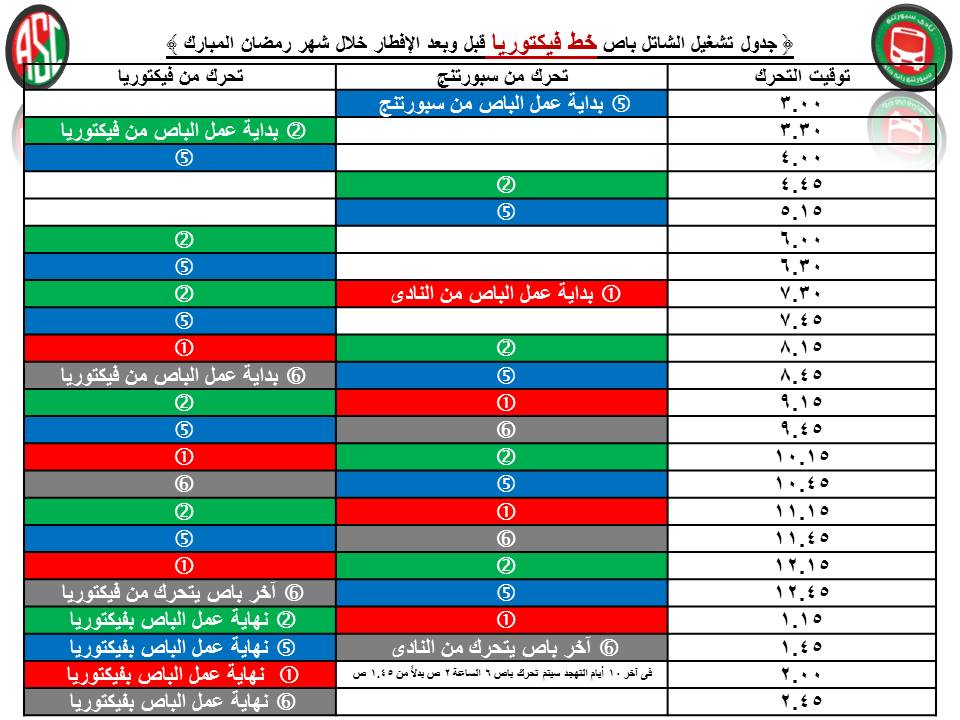 توقيتات فيكتوريا فى رمضان قبل وبعد الإفطار